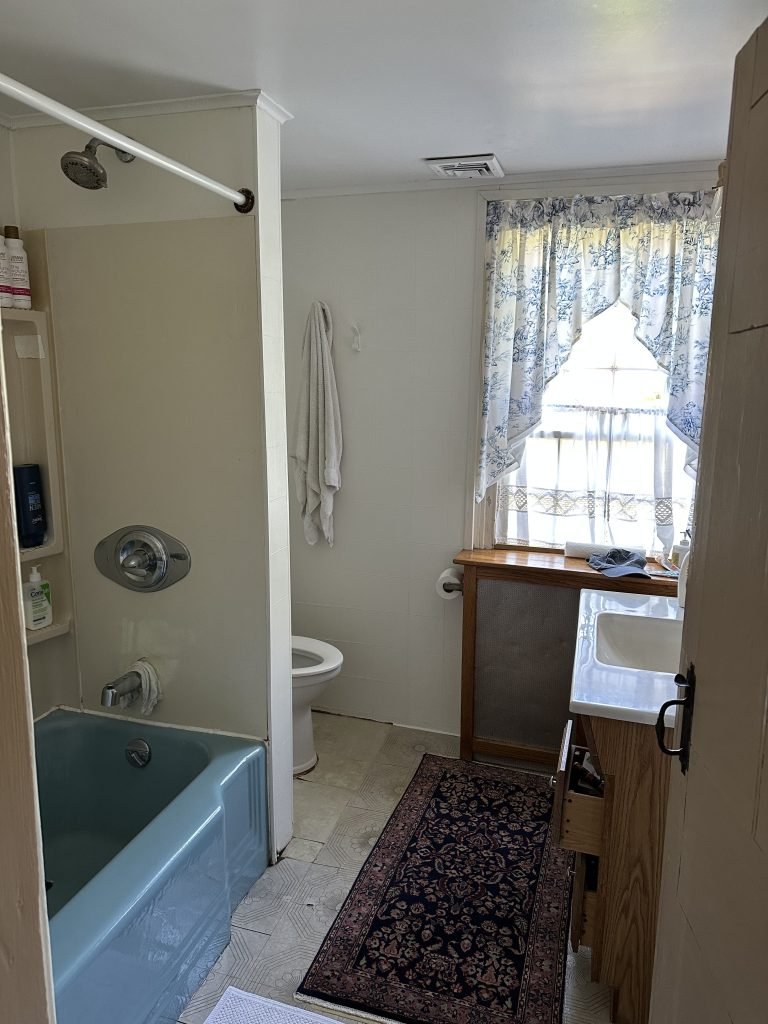 Tub to Shower conversion Before